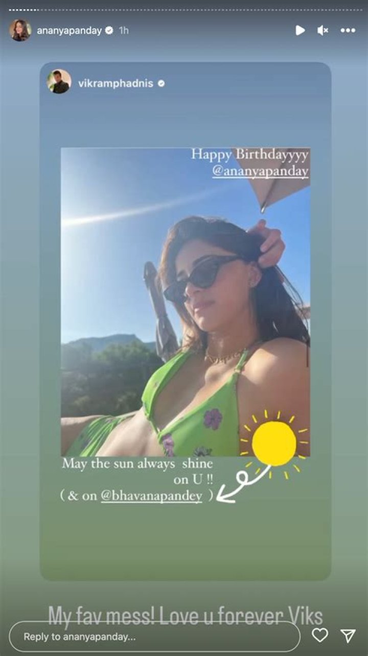 Ananya Panday Shares Swimsuit Photo as "Happiest Little Scorpio"