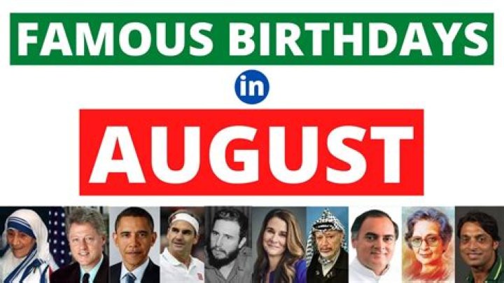 August 29 Birthdays Of Famous People