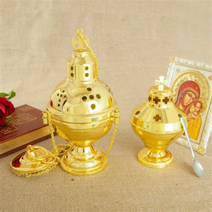 Combelidiko Orthodox Church Censer - Gold Plated — Blessed Celebration