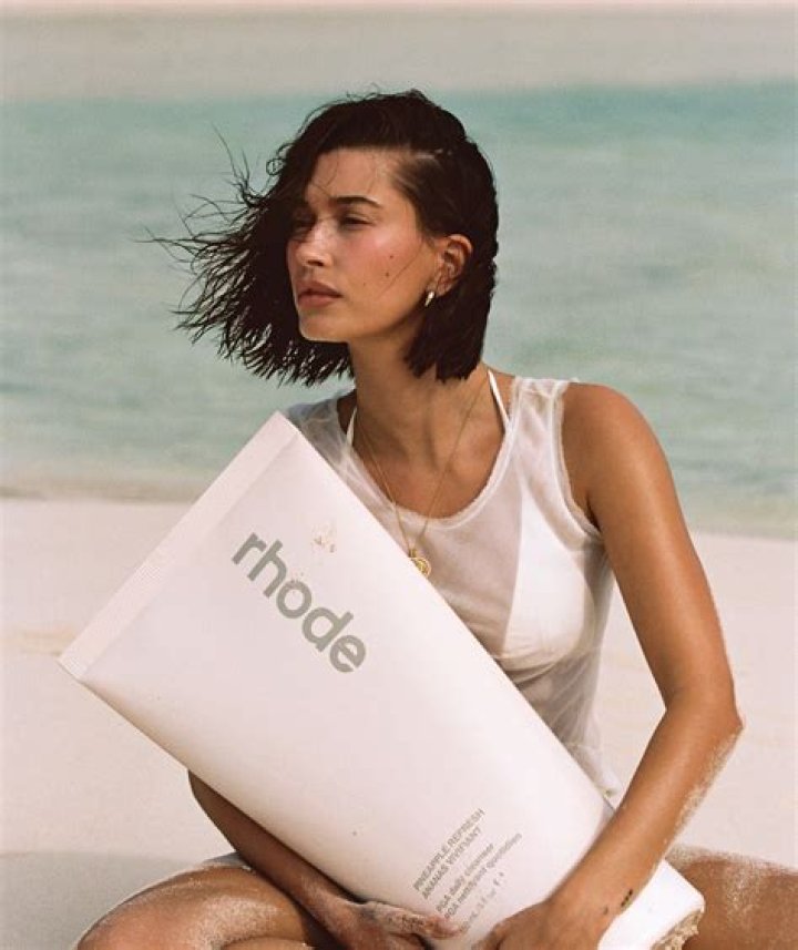 Hailey Bieber Serves Beach Vibes in Bikini Sweater Combo — Celebwell