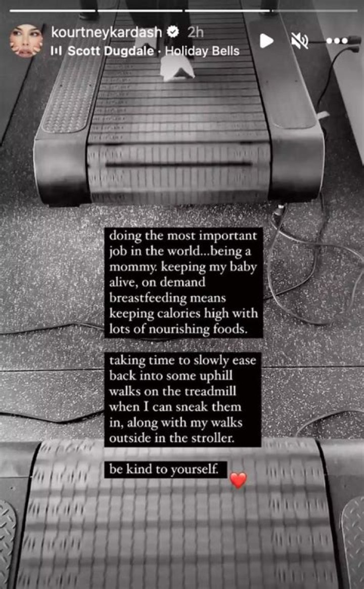 Kourtney Kardashian Just Shared Her Latest Workout Back at the Gym