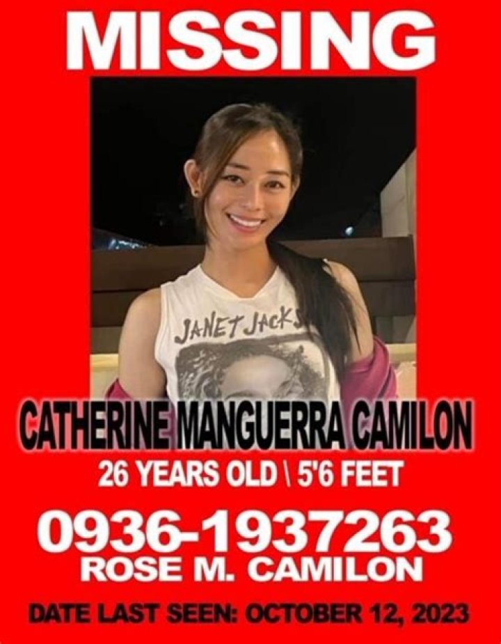 Missing Catherine Camilon Update, Miss Grand PH bet from Batangas