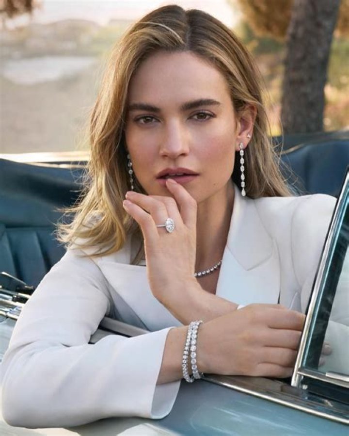 Only Natural Diamonds Commercial Actress 2023: Lily James