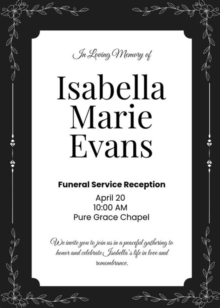 Savanah Marie Kapis Obituary and Funeral Details