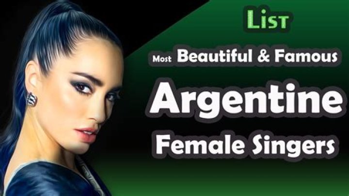 The Greatest Argentine Singers