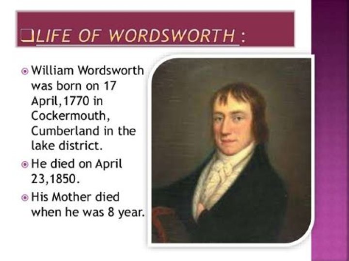 William Wordsworth Biography - Childhood, Life Achievements & Timeline